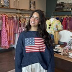 by together Flag Print Sweater