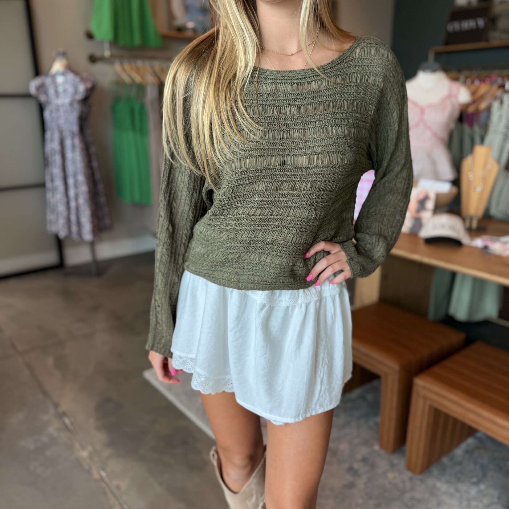Sadie & Sage Marisol Textured Sweater
