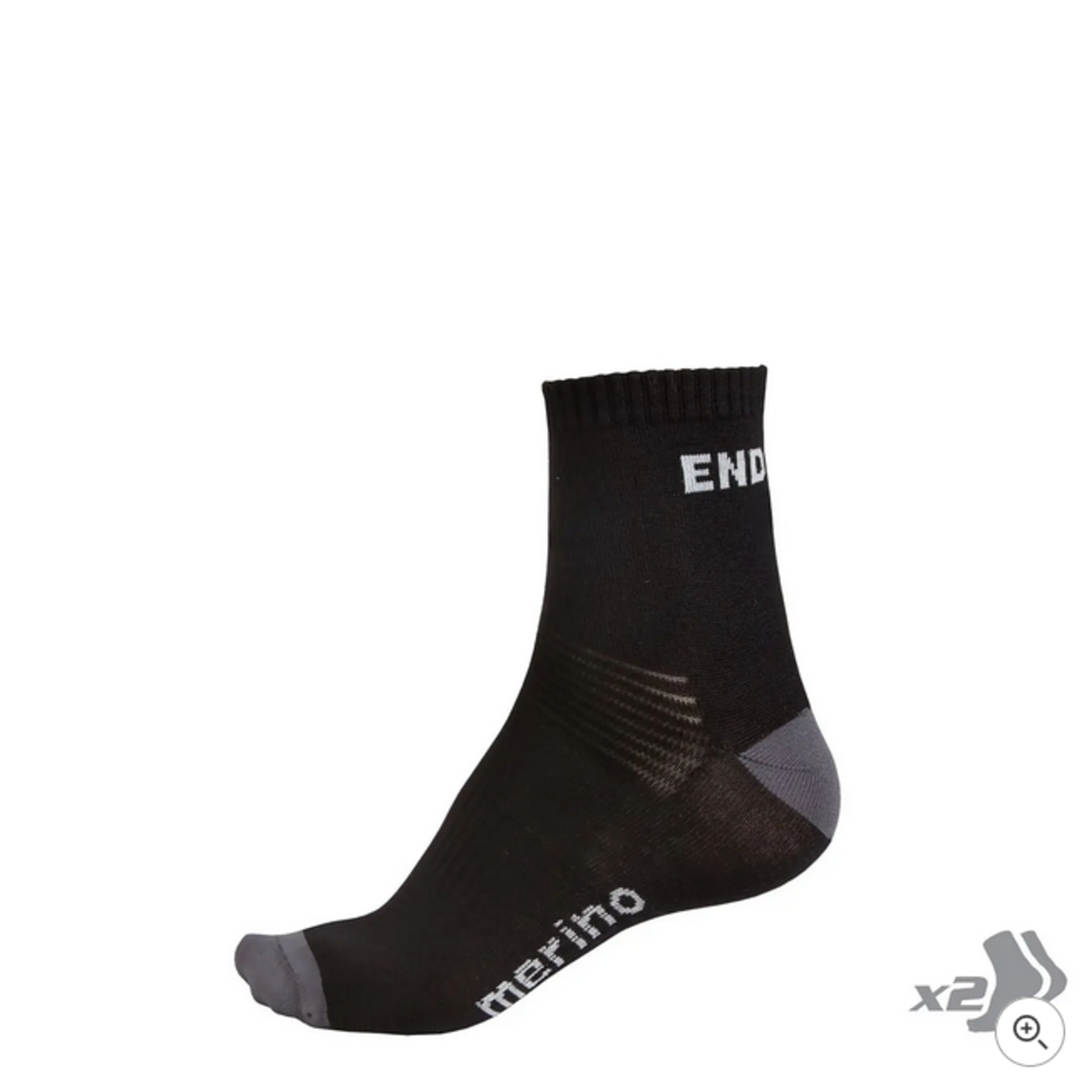 Endura Endura Baabaa Merino Socks (2 Pack) L/XL