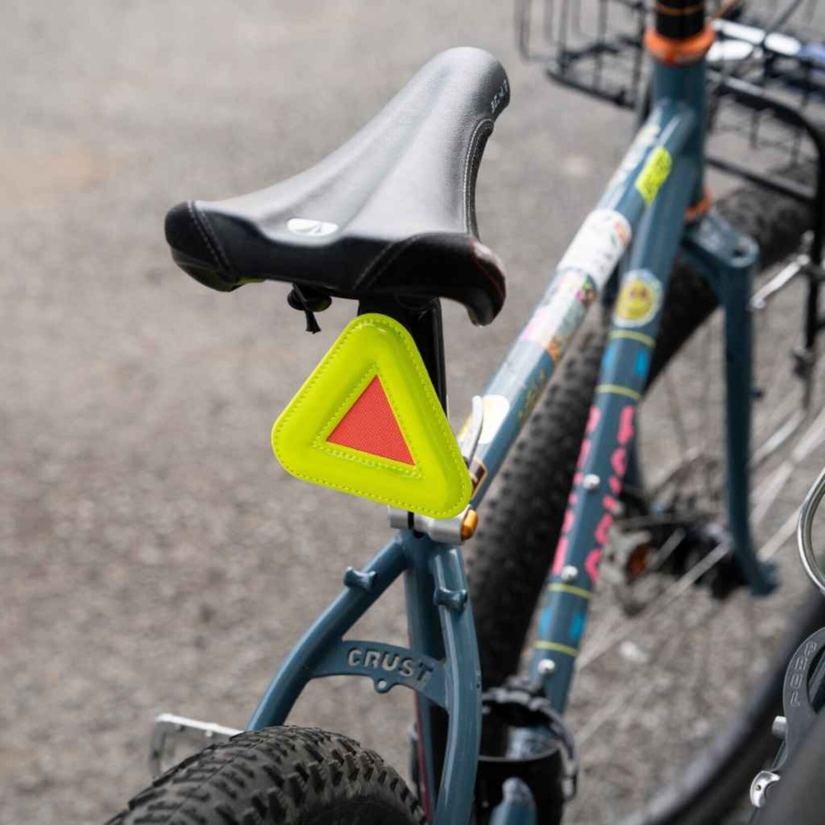 Blue Lug Triangle Reflector - Brockton Cyclery