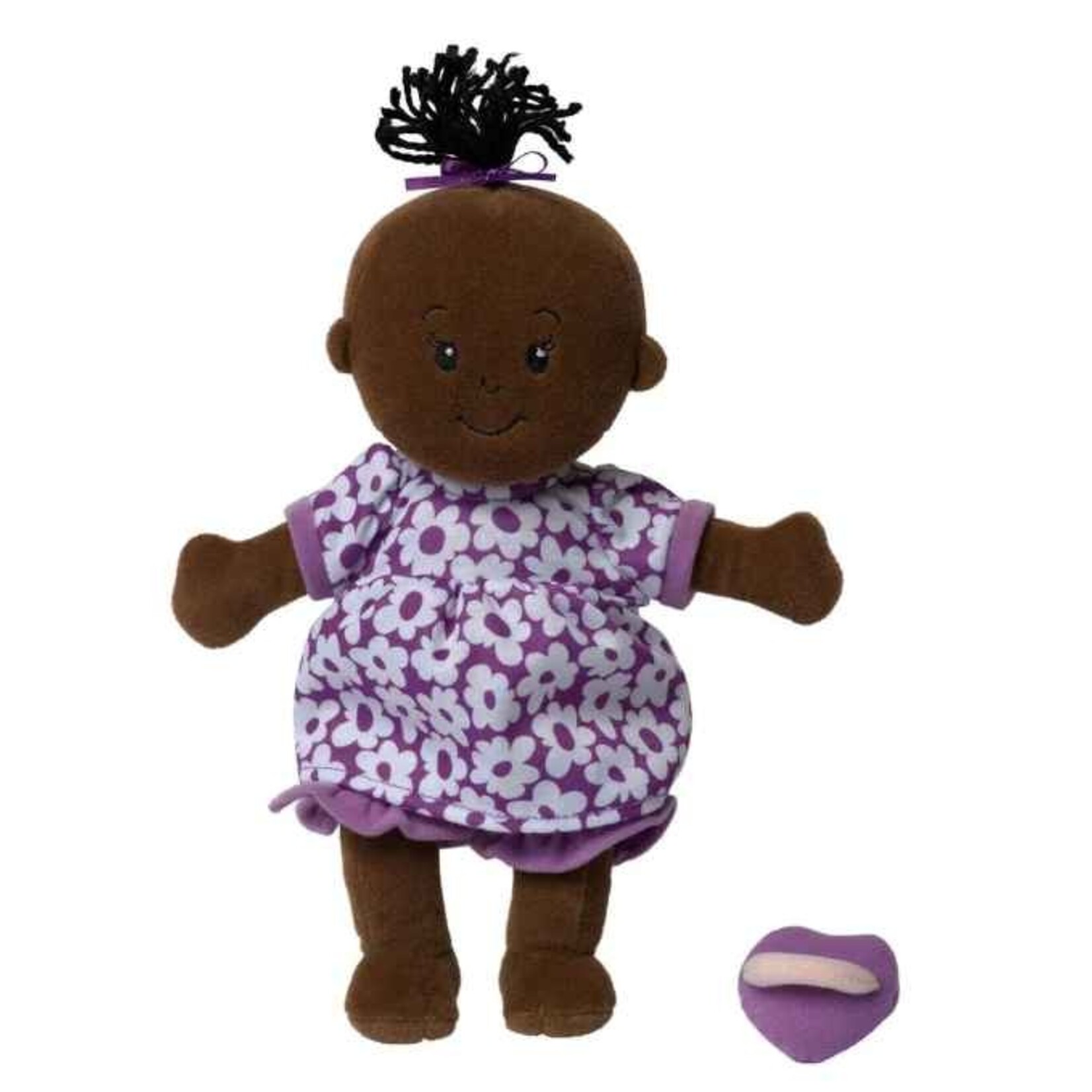 Manhattan Toy Wee Baby Stella Brown Doll with Black Hair