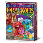 4M 3D Mould & Paint Dragons