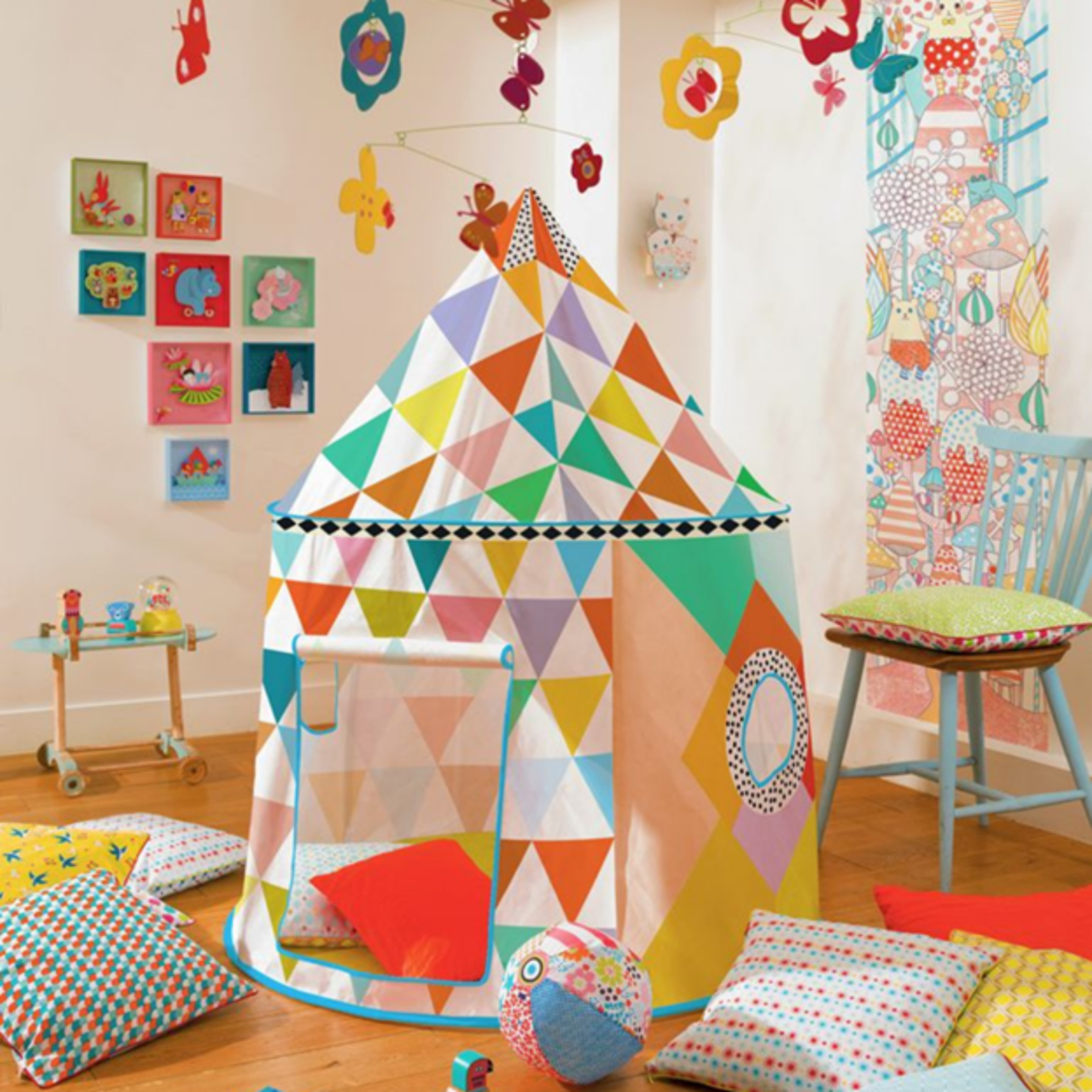 Djeco Play Tent - Multicolored Play Tent