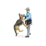 Bruder Police Officer with Dog