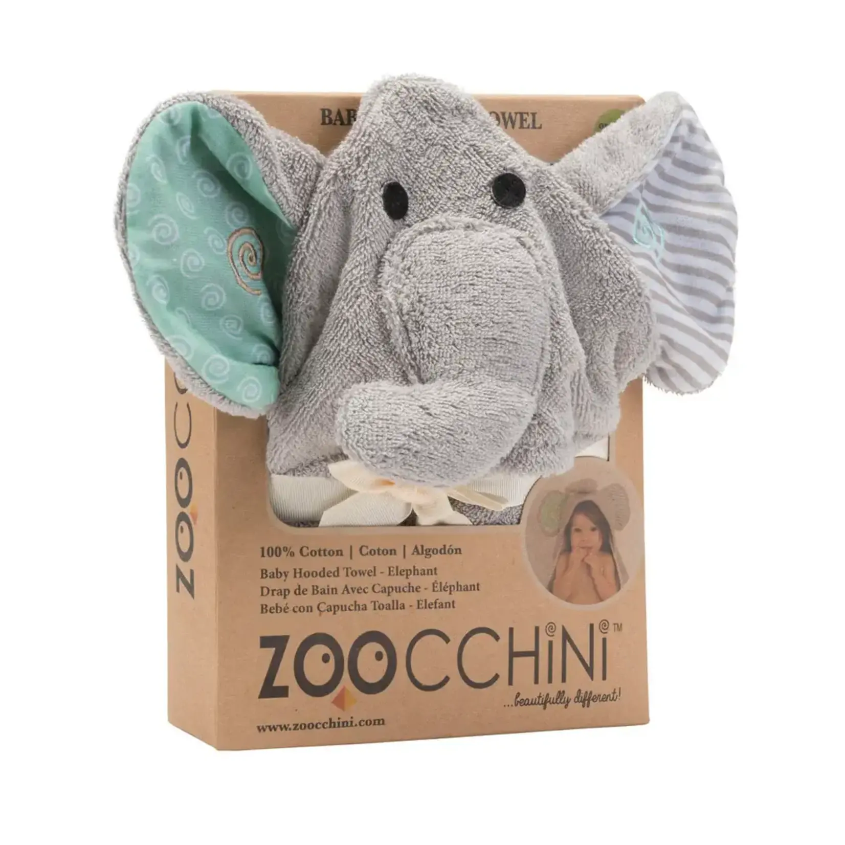 Zoocchini Baby Towel Elephant