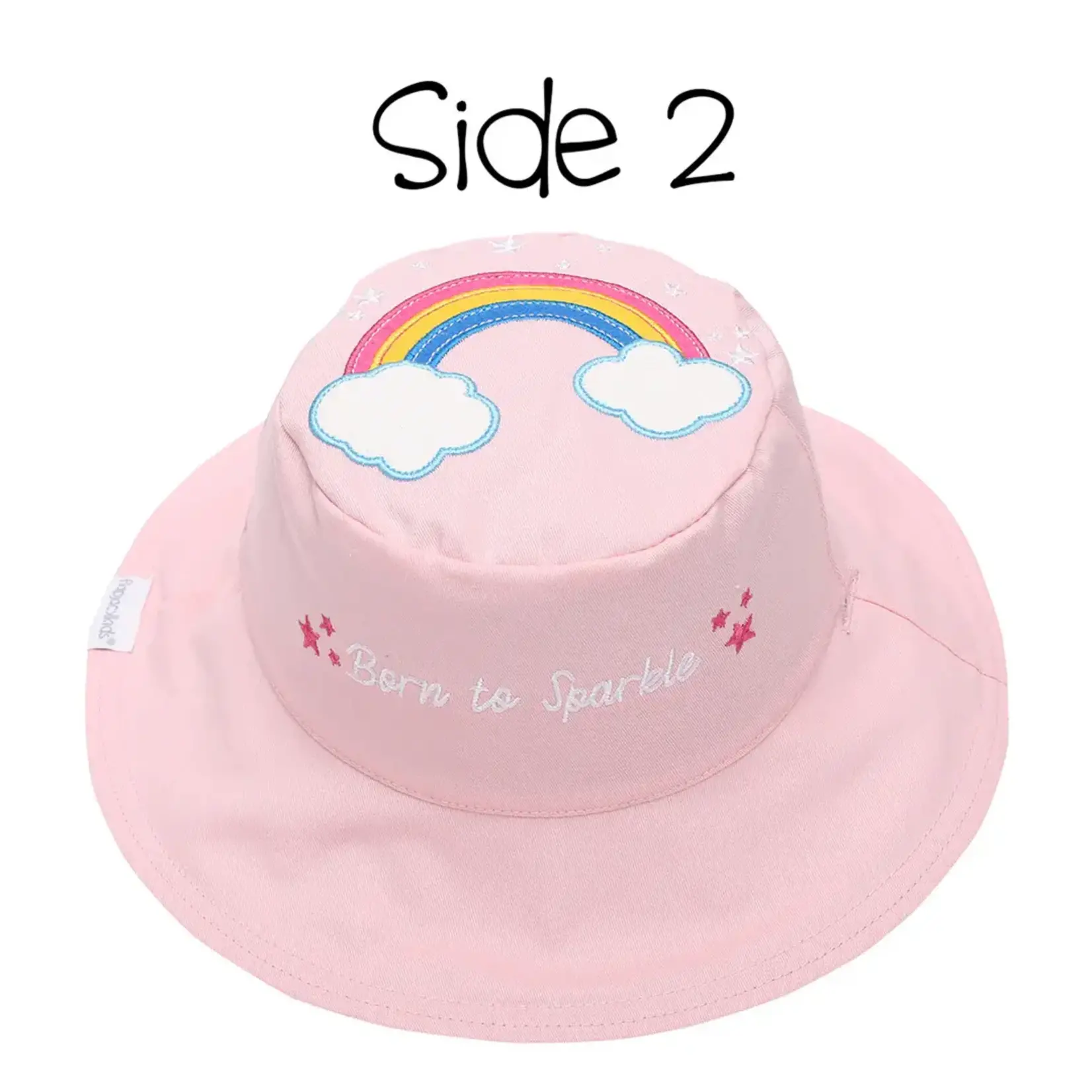 FlapJacks Rainbow/Unicorn Reversible Sun Hat
