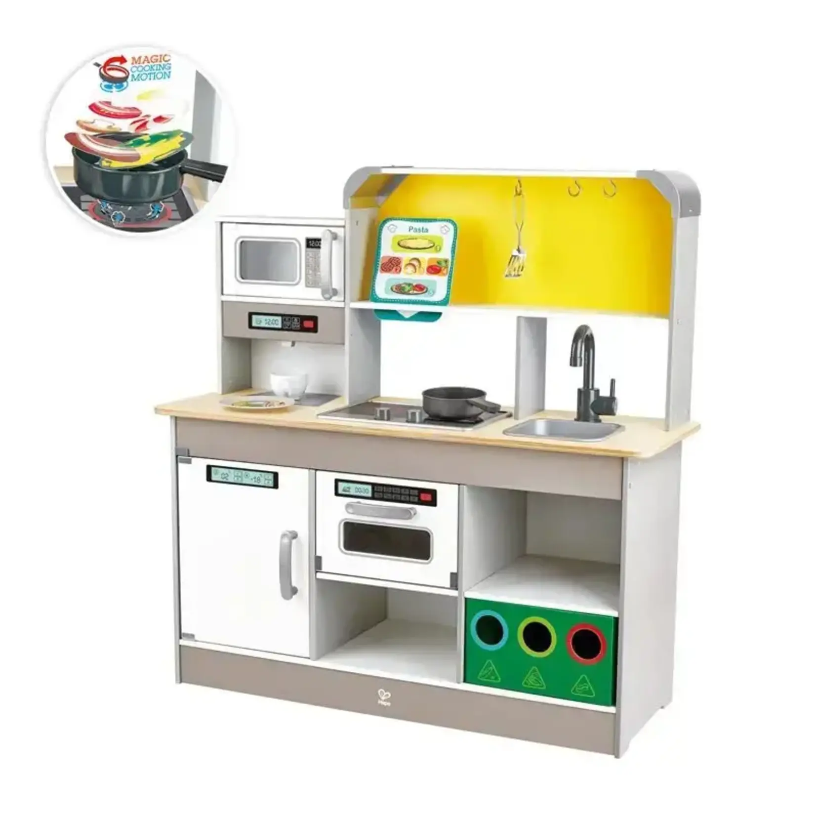 Hape Deluxe Kitchen Playset with Fan Fryer Stove