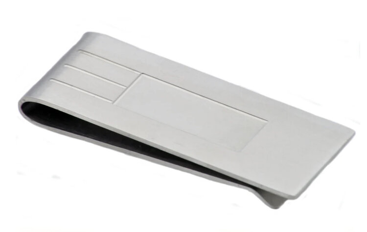 BLACKJACK (Y) BJ MONEY CLIP STAINLESS STEEL