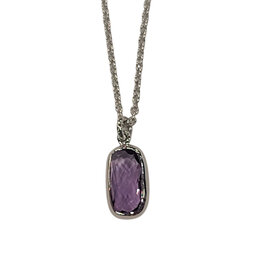 STEPHEN ESTELLE (Y)925 AMETHYST PENDANT