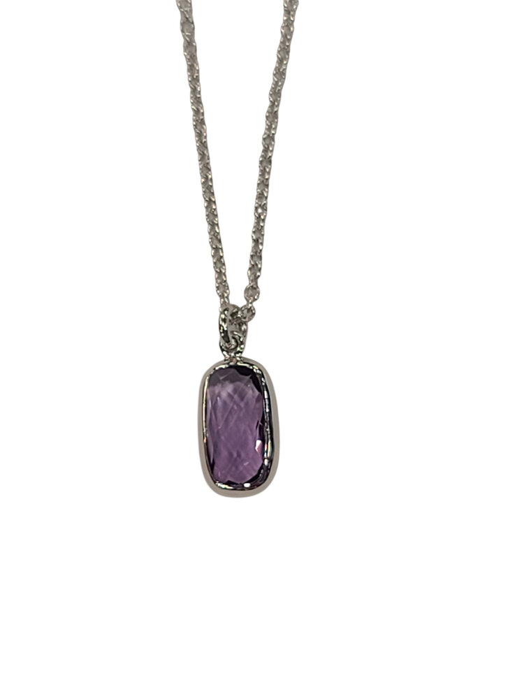 STEPHEN ESTELLE (Y)925 AMETHYST PENDANT