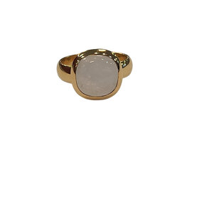 STEPHEN ESTELLE (Y)VERMEIL RAINBOW MOONSTONE RING