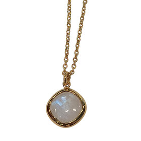 STEPHEN ESTELLE (Y)VERMEIL RAINBOW MOONSTONE PENDANT