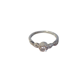 (Y)10K DIA 0.25CT TWIST RING