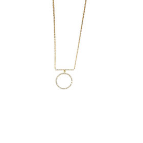 (Y)14KY 0.18CT D DIA ETERNITY PENDANT