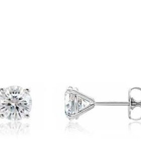 DS DESIGN INC. (Y)14K 2.10CT 4-PRONG MARTINI STUDS