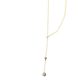 Roman + Jules (R)14K 0.12CT DIAMOND NECKLACE