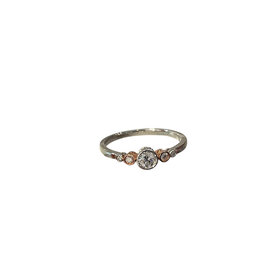 KALLATI (Y)14K 0.25CTW DIAMOND 5-STONE RING VS/E-F