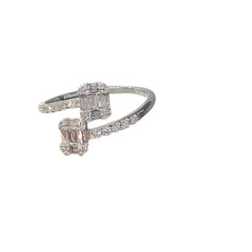 (Y)10K 0.35CT DIA RING