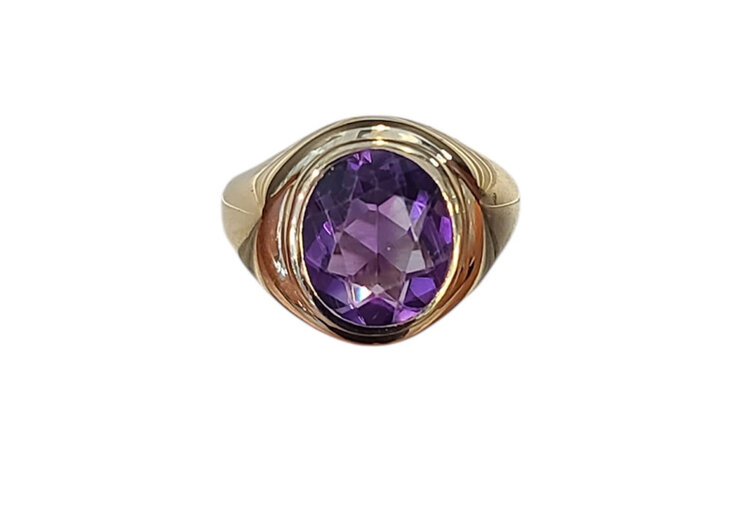 (Y)14K AMETHYST RING