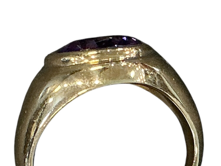 (Y)14K AMETHYST RING