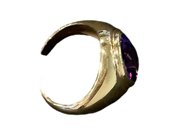 (Y)14K AMETHYST RING