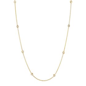 FJ KASHI (Y) 14KY .70CT DIAMONDS BY THE YARD CHAIN