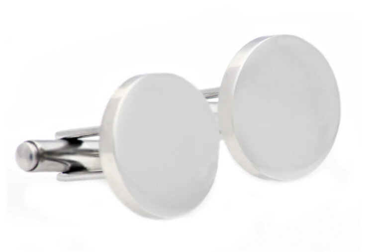 BLACKJACK (X)BJ STAINLESS STEEL ENGRAVABLE CUFFLINKS