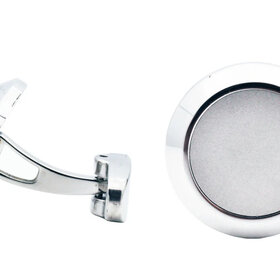 BLACKJACK (X)BJ STAINLESS STEEL CURVED CUFFLINKS