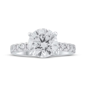 DS DESIGN INC. (Z)14K 1.52 LAB .75MT WHITE GOLD LAB GROWN DIAMOND BRIDAL RING ROUND D VVS2 IGI CERT LG71483062