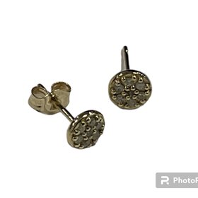 (R) 10K DIA .08CT YELLOW GOLD DIAMOND ROUND EARRINGS