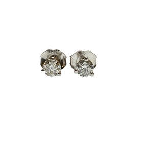 FJ KASHI (R) 14K .30CT MARTINI STUDS SI2 H WHITE GOLD