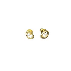 MASTALONI (Y)14KY 2-2.5MM FW PEARL FRESHWATER STUD YELLOW GOLD EARRINGS