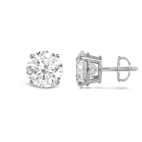 FJ KASHI (Y) 14K .80CT FOUR PRONG DIAMOND STUD EARRINGS