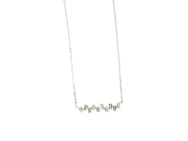 Roman + Jules (R)14KW 0.21CT SCATTER BAGETTE DIA