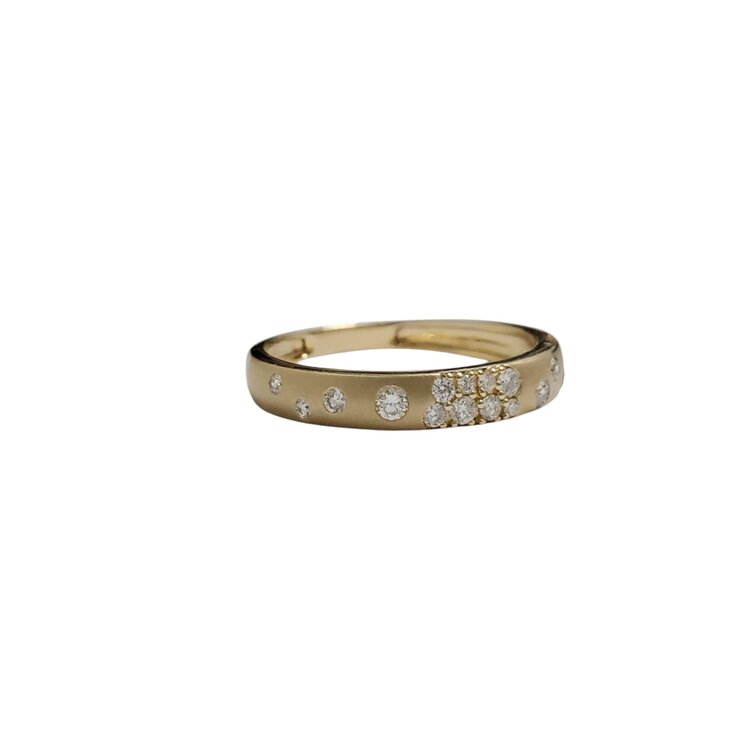 Roman + Jules (R) 14K .21CT DECORATIVE DIAMOND BAND