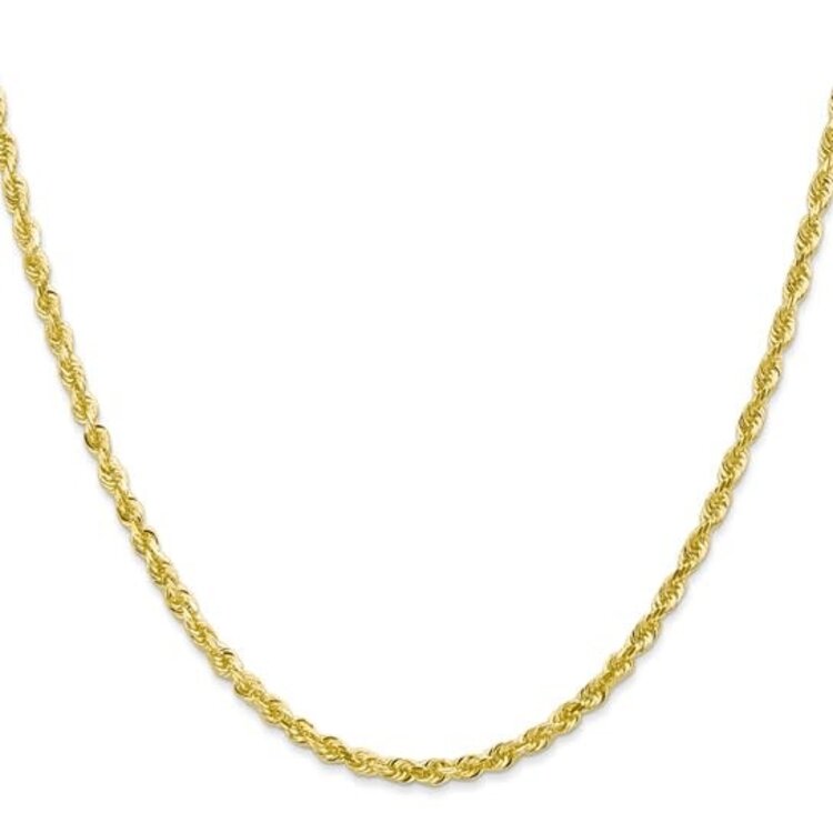 (R) 10K ROPE 3MM 12.2 GRAMS YELLOW GOLD CHAIN