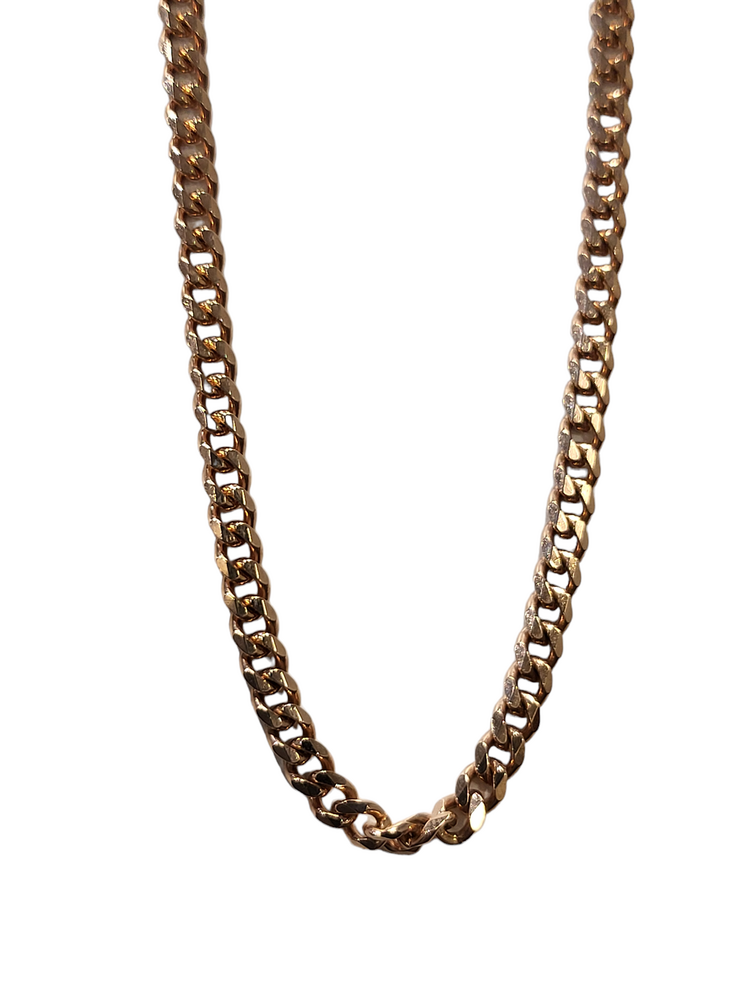 HERCO (R)14K 3.25MM 24” 20.5 14K ROSE GOLD CUBAN CHAIN 3.25MM, 24” 20.5 GRAMS