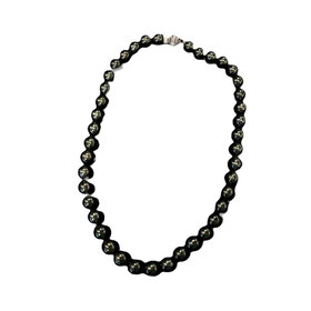 (Z) TAH 8-10MM 14K WHITE GOLD 18 INCH TAHITIAN PEARL STRAND