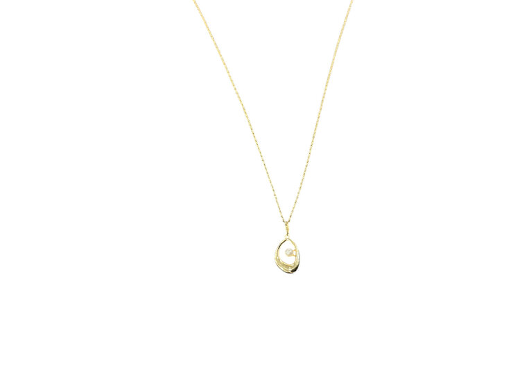 MASTALONI (Y)14K 3-3.5MM FW FRESHWATER PEARL PENDANT