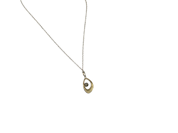 MASTALONI (Y)14K 3-3.5MM FW FRESHWATER PEARL PENDANT