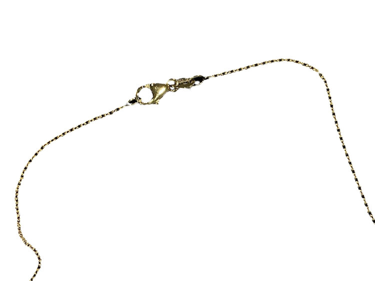 PRIMA NY (Y)14K 2.08 MOTHER PEARL 2.08CT PENDANT ON YELLOW GOLD CHAIN