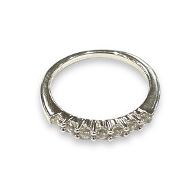 PRIMA NY (R)SAMPLE .40CT RND DIAMOND 7 STONE SHARED PRONG