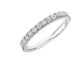 HJ NAMDAR (R)14K DIA .22CT WHITE GOLD DIAMOND PRONG SET BAND