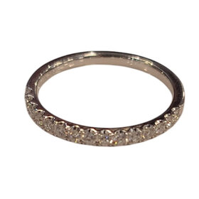 GEMDEK (Y)14KY 1.00CTW FOUR PRONG SET DIAMOND WEDDING BAND