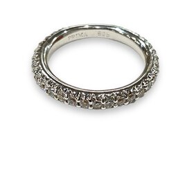 PRIMA NY (R)SAMPLE .63CT RND DIAMOND “W” PRONG STYLE 90% WAY ROUND WEDDING BAND