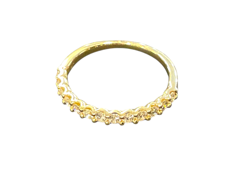 Roman + Jules (R)14KY DIA 0.50CTW SHARED PRONG BAND WITH 1/2CTW DIAMONDS