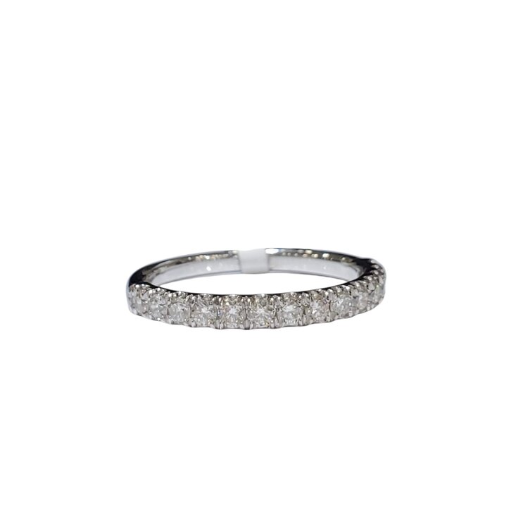 PARAGON COUTURE (R) 14KW .75TDW STRAIGHT LINE DIAMOND WHITE GOLD BAND