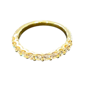 Roman + Jules (R)14KY DIA 0.75CTW SHARED PRONG DIAMOND BAND WITH 3/4CTW