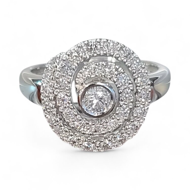 (Y)14K 1.10 CT DIA DIAMOND RING NATURAL