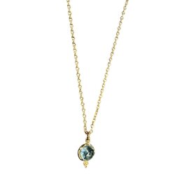 STEPHEN ESTELLE (Y)VERMEIL BLUE TOPAZ PENDANT